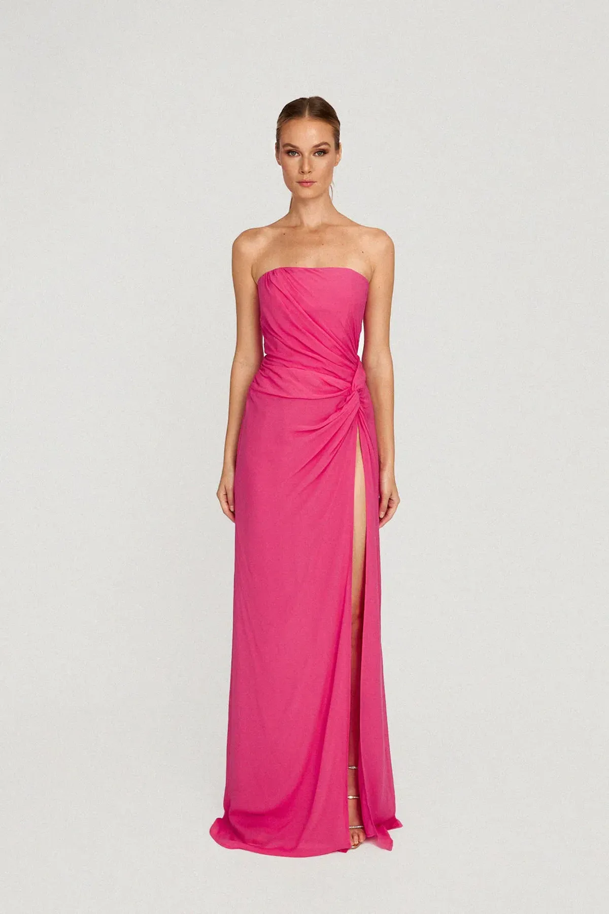 Sau Lee Hera Maxi Dress Hot Pink Size 8 - Image 1