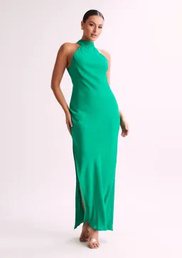 Meshki Claire Maxi Dress Green Size 8 for rent on The Volte - image 1