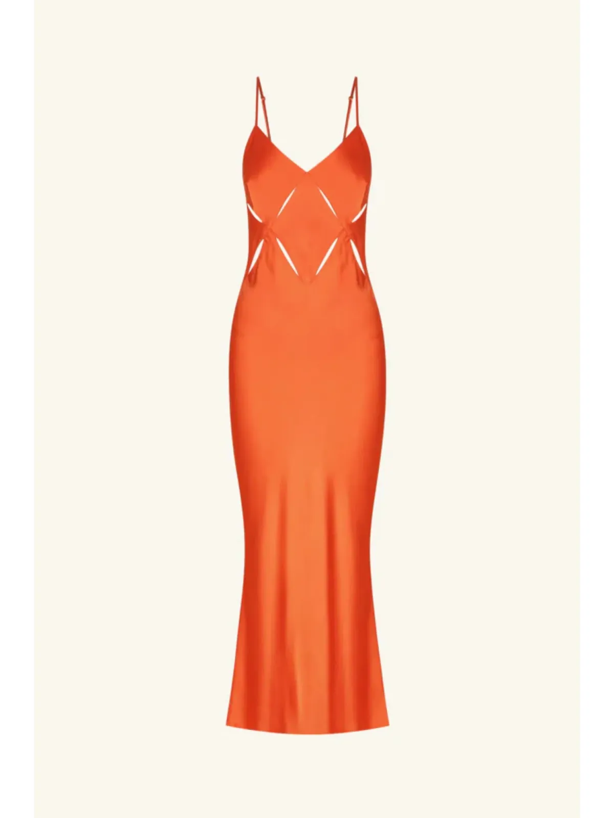 Shona Joy Milo Cut Out Midi Dress Hibiscus Size AU 6 - Image 4