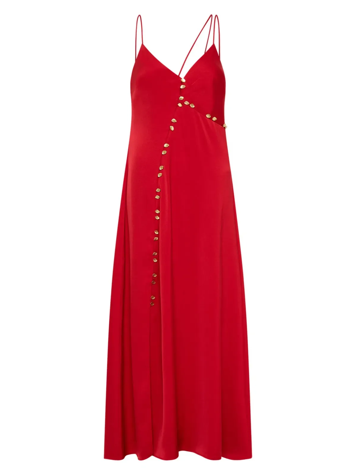 Aje Riddle Button Down Maxi Dress in Red Size AU 6 - Image 5
