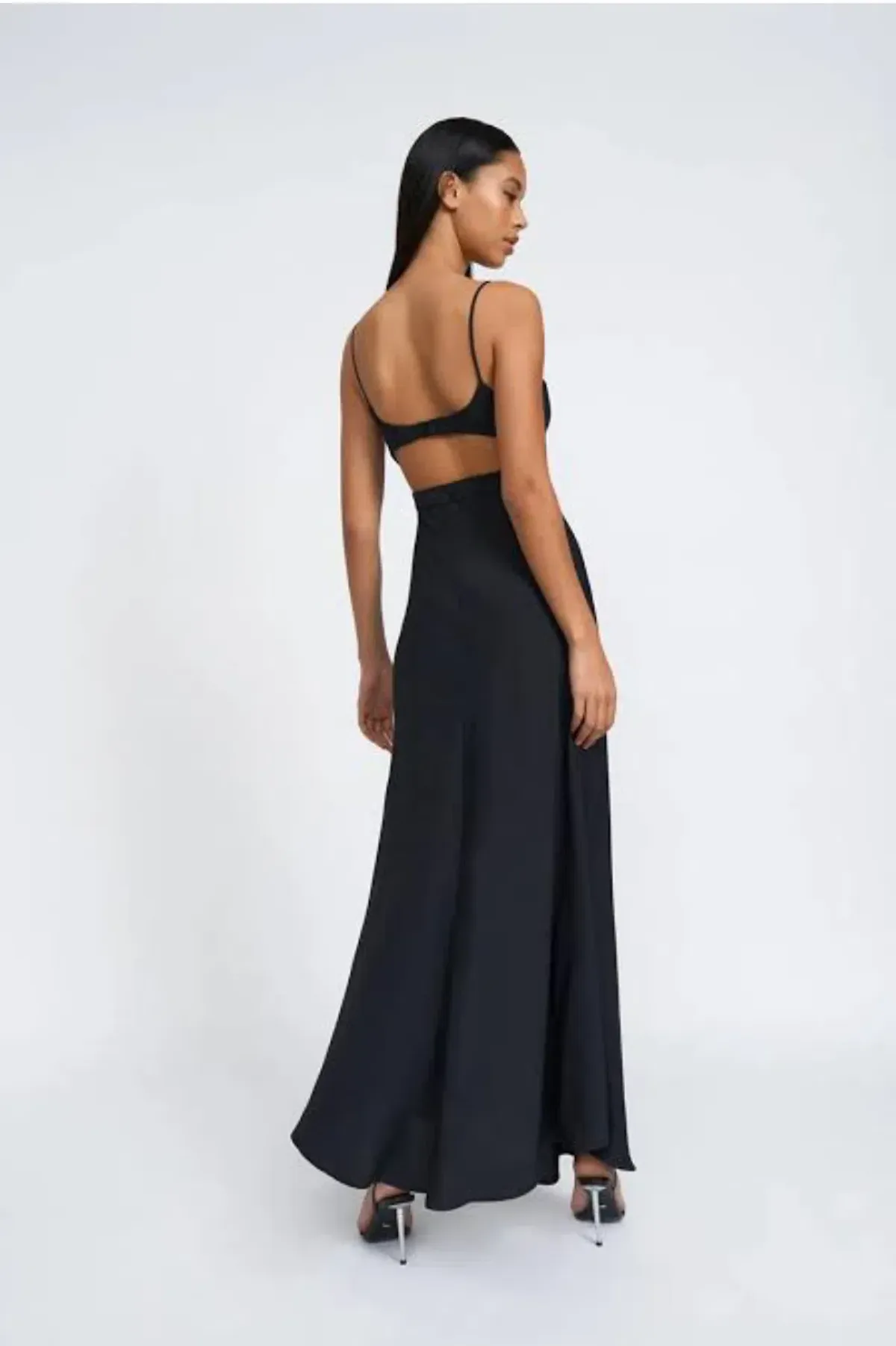 By Johnny Diandra Maxi Dress Black Size AU 6 - Image 5