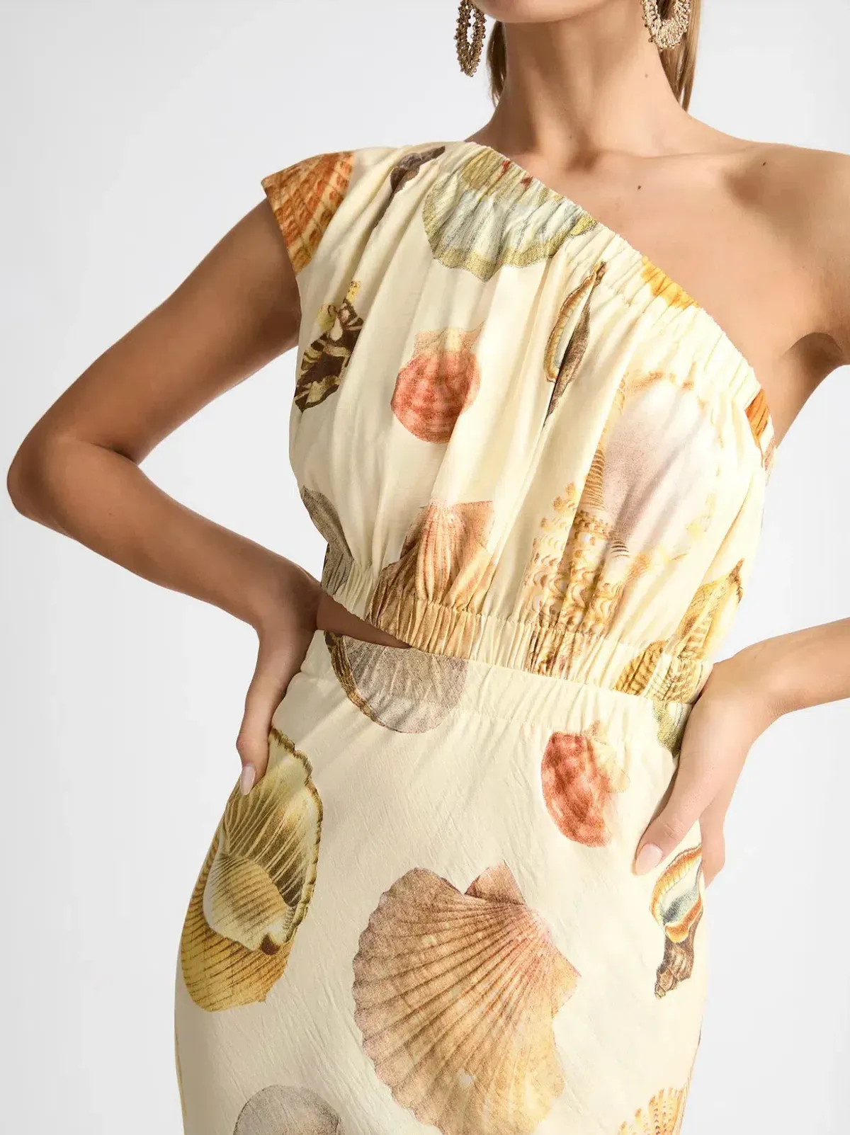 Sheike Sea Shore Maxi Dress Print Size 8 - Image 2