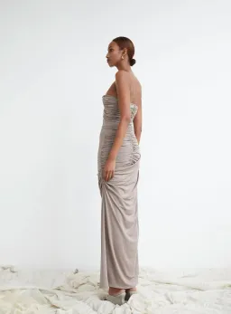 Paris Georgia Val Dress Concrete Size 8 for rent on The Volte - image 2