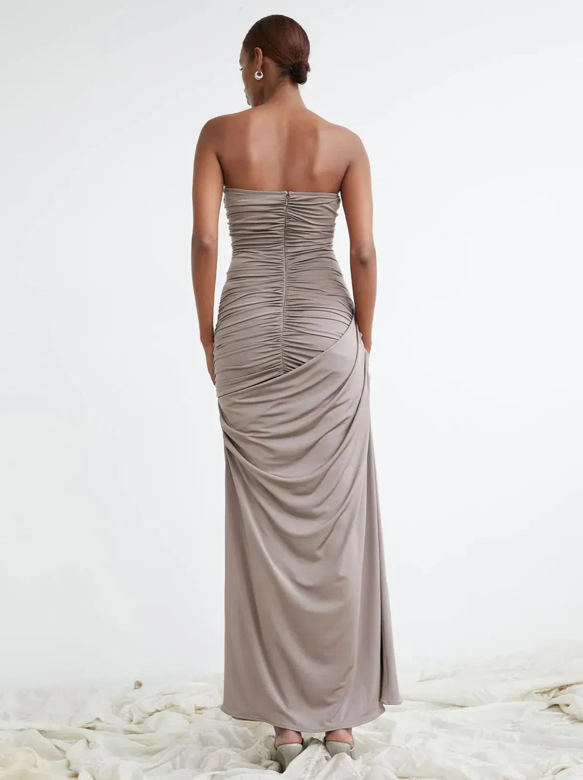 Paris Georgia Val Dress Concrete Size 8 - Image 3