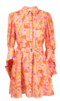 Acler Merrylands Mini Shirt Dress Summer Bloom Size 10 for rent on The Volte - image 4
