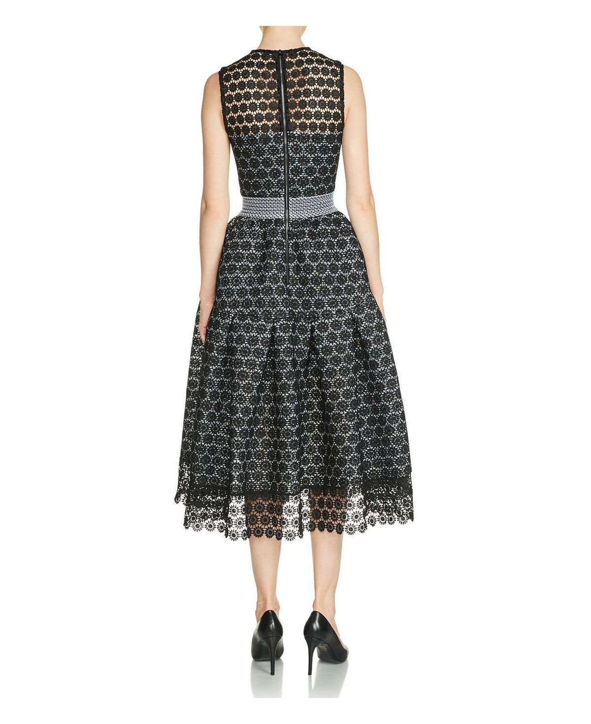 Maje Black Lace Ring Dress  - Image 4