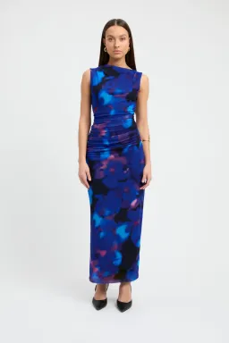 Kookai Dusk Midi Dress Multicolour Size 8 for rent on The Volte - image 1