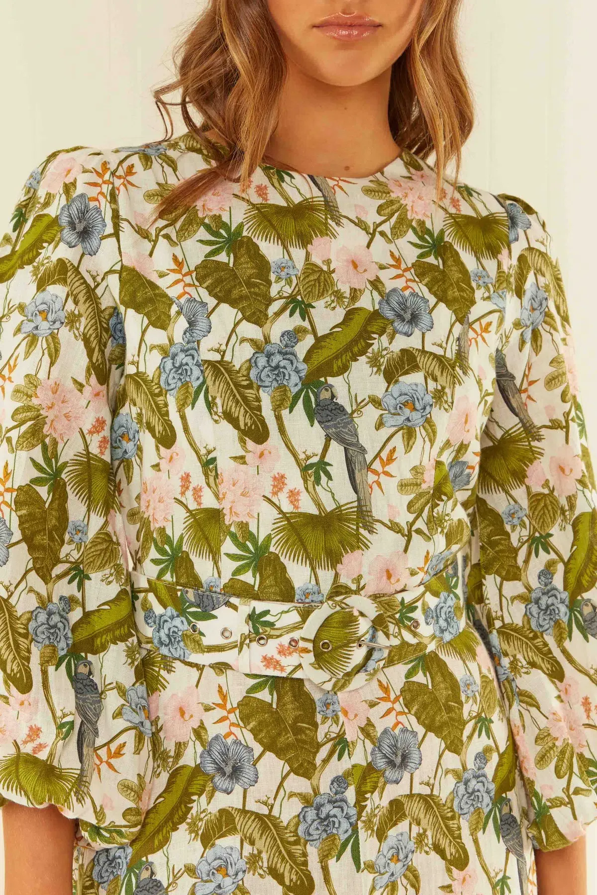 Palm Noosa Melrose Midi Dress in Jungle Print Size 8 - Image 2