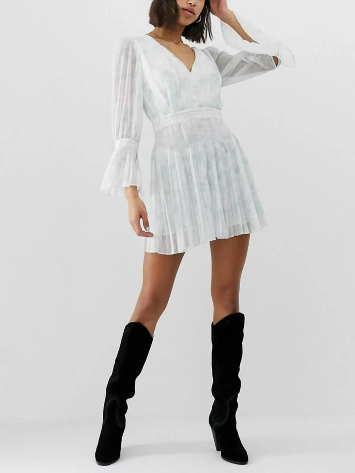 Stevie May Sky Settlement Mini Dress in Multi Size AU 8  - Image 1