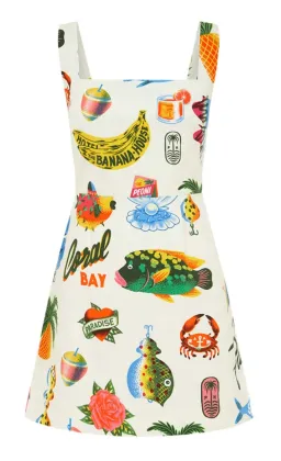 Alemais Samaki Mini Dress in Print Size AU 12 for rent on The Volte - image 6