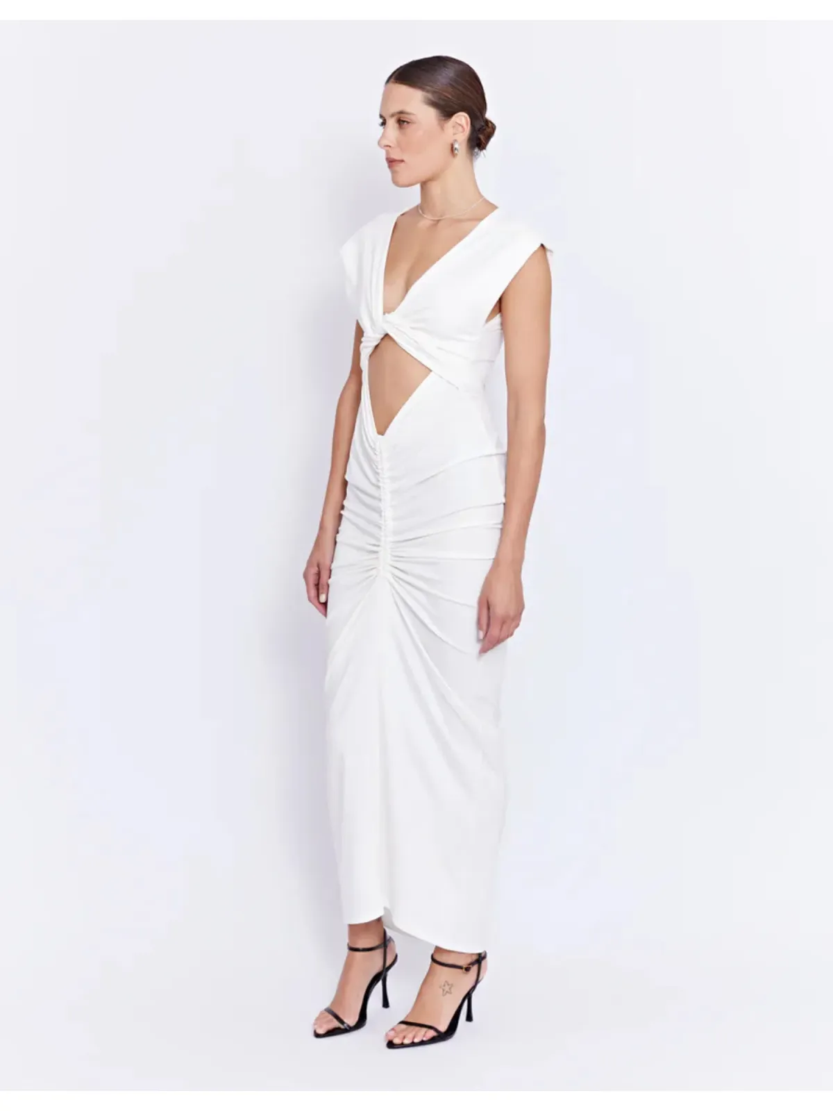 Pfeiffer Ramos Dress In Off White Size XS / AU 6 - Image 3