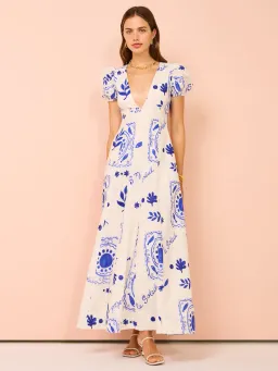 By Nicola Wavy Maxi Dress in Le Soleil Size 14 for rent on The Volte - image 1