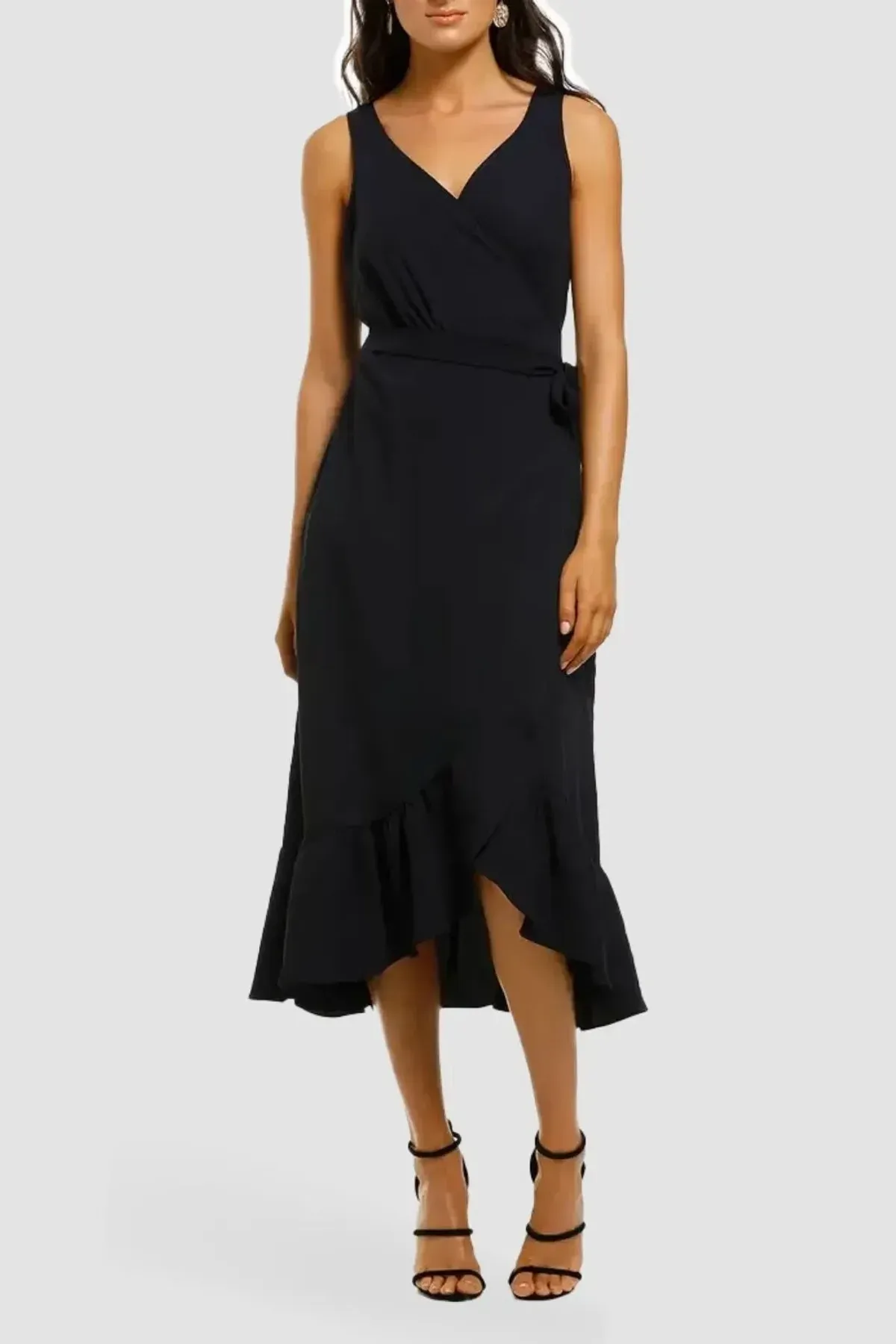 Tania Olsen Brit Midi Dress in Navy Size 16 - Image 1