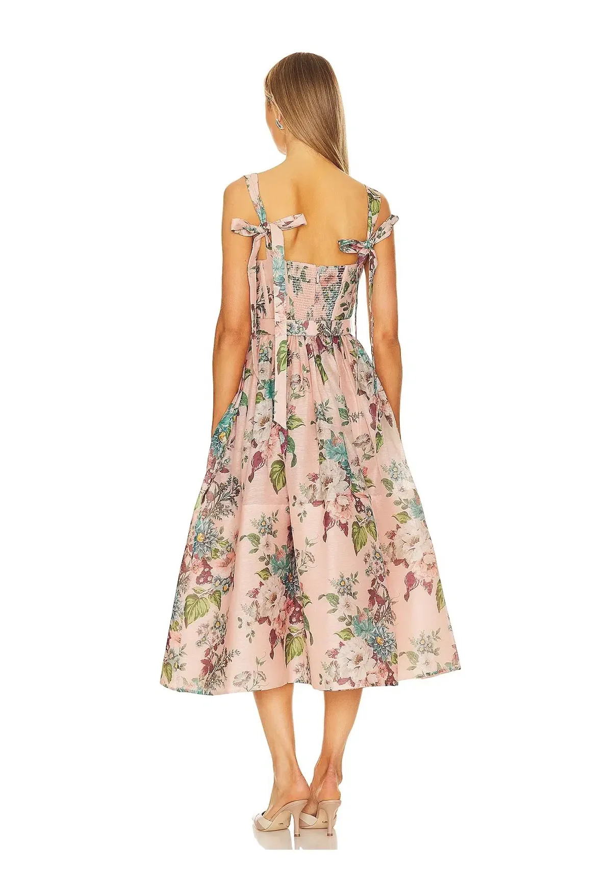 Zimmermann Matchmaker Midi Dress Floral Size 3/ AU 14 - Image 4