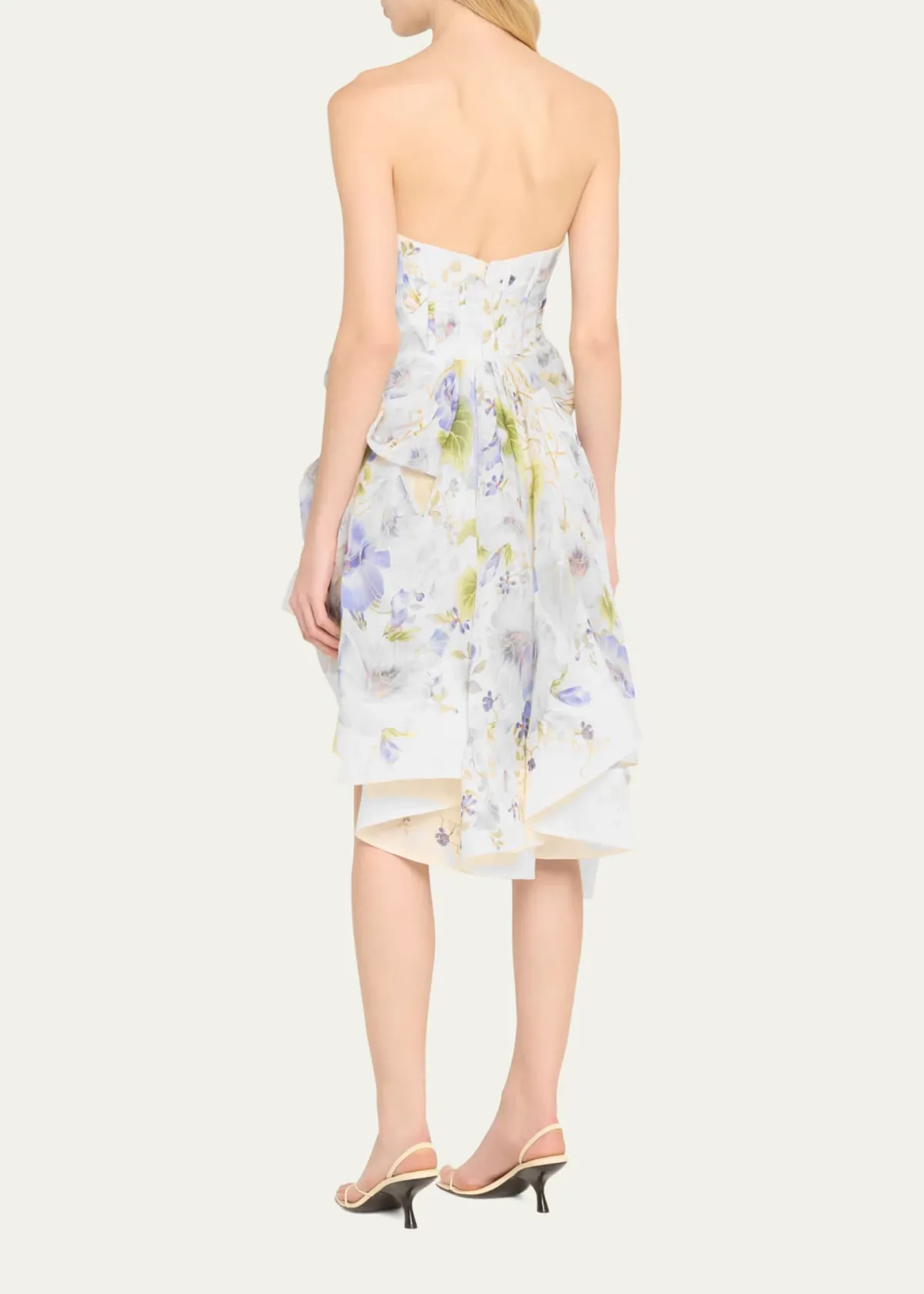 Zimmermann Natura Draped Mini Blue Floral Size 1 / AU 10 - Image 2