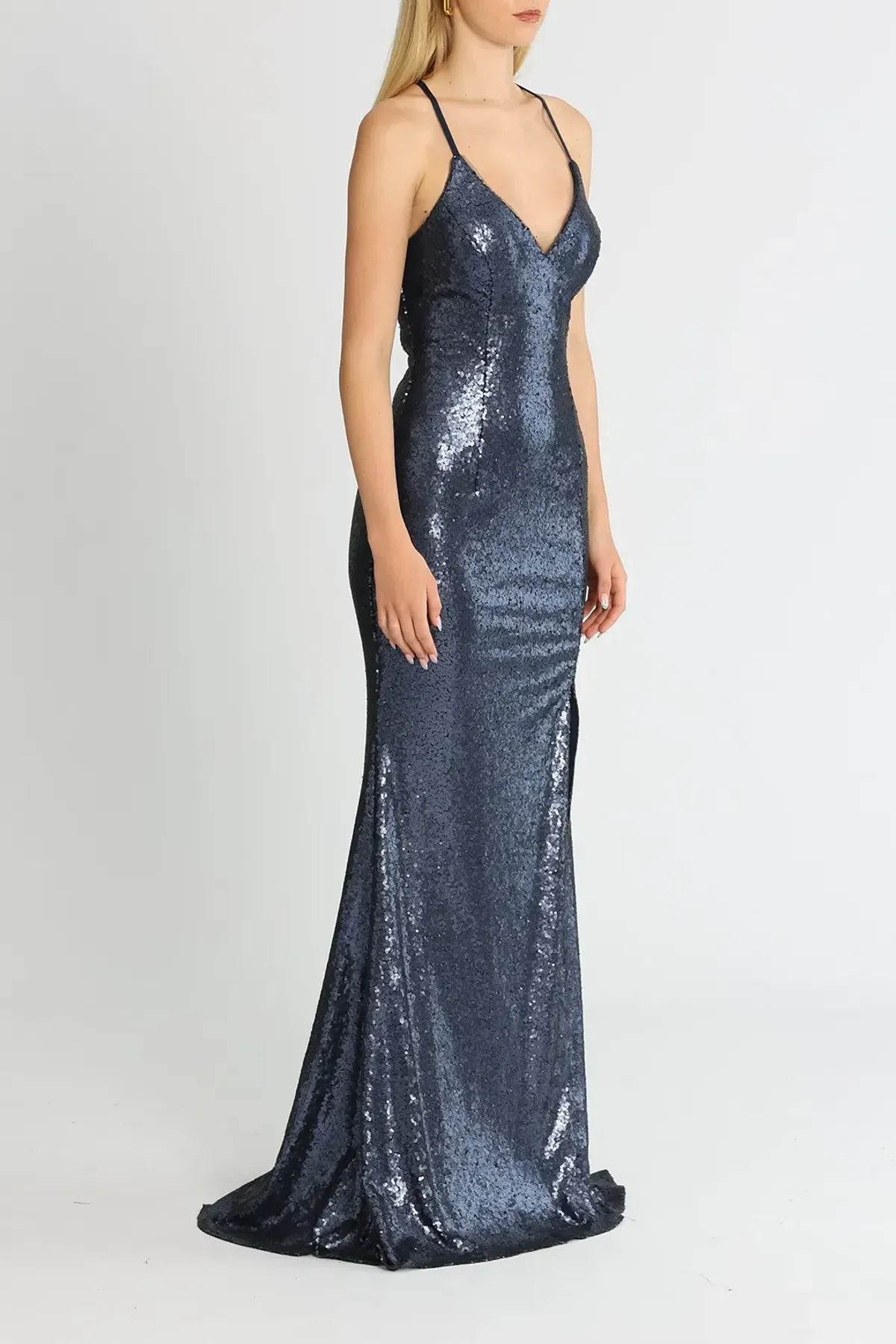 Tania Olsen India Gown Navy Size 10 - Image 2