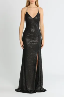 Tania Olsen India Gown in Black Size 12 for rent on The Volte - image 1