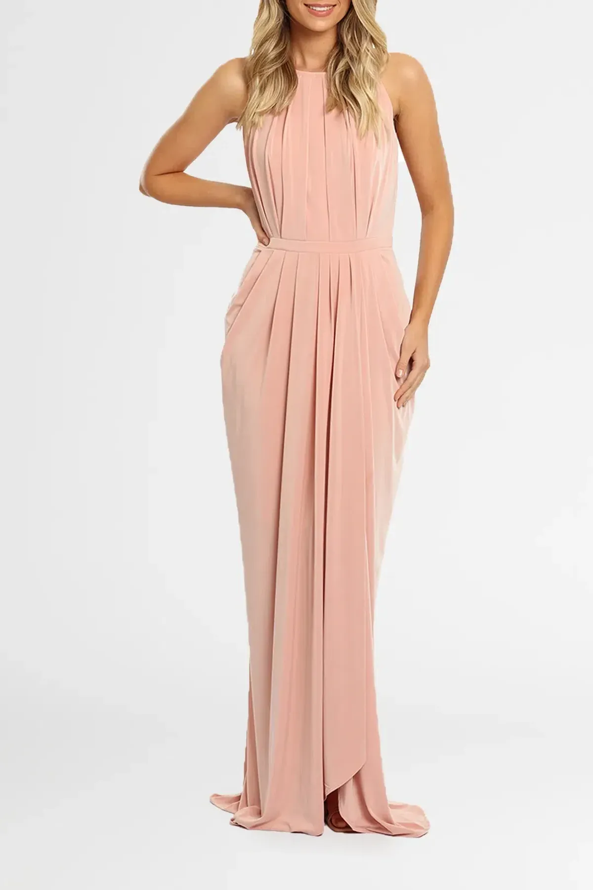 Tania Olsen Sandra Gown in Blush Size 10 - Image 1
