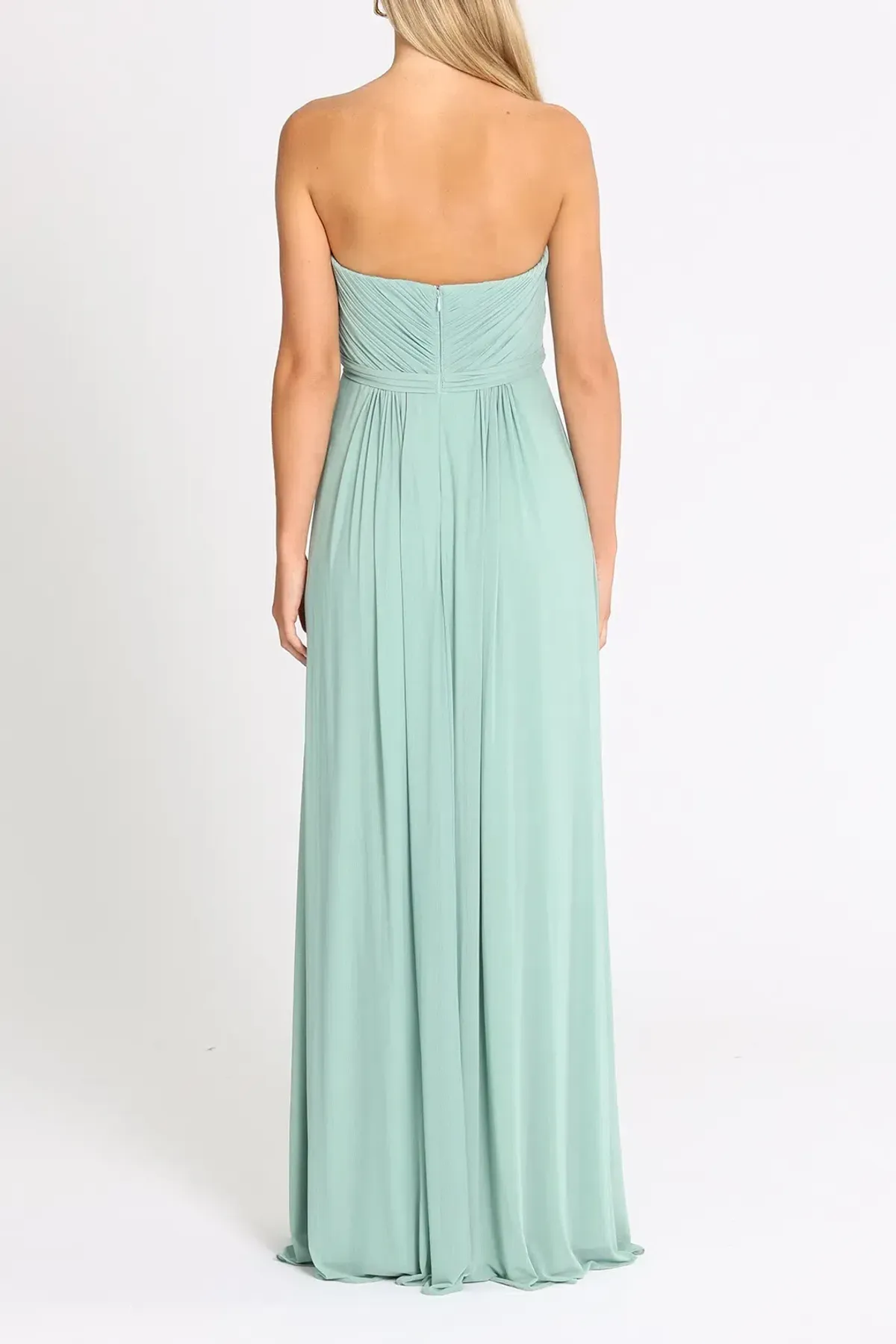 Tania Olsen Raven TO832 Strapless Gown in Mint Size 10 - Image 3