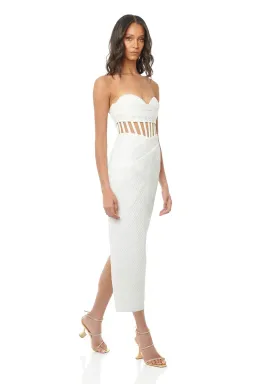 Eliya The Label Zariah Midi Dress White Size XS / AU 6 for rent on The Volte - image 1