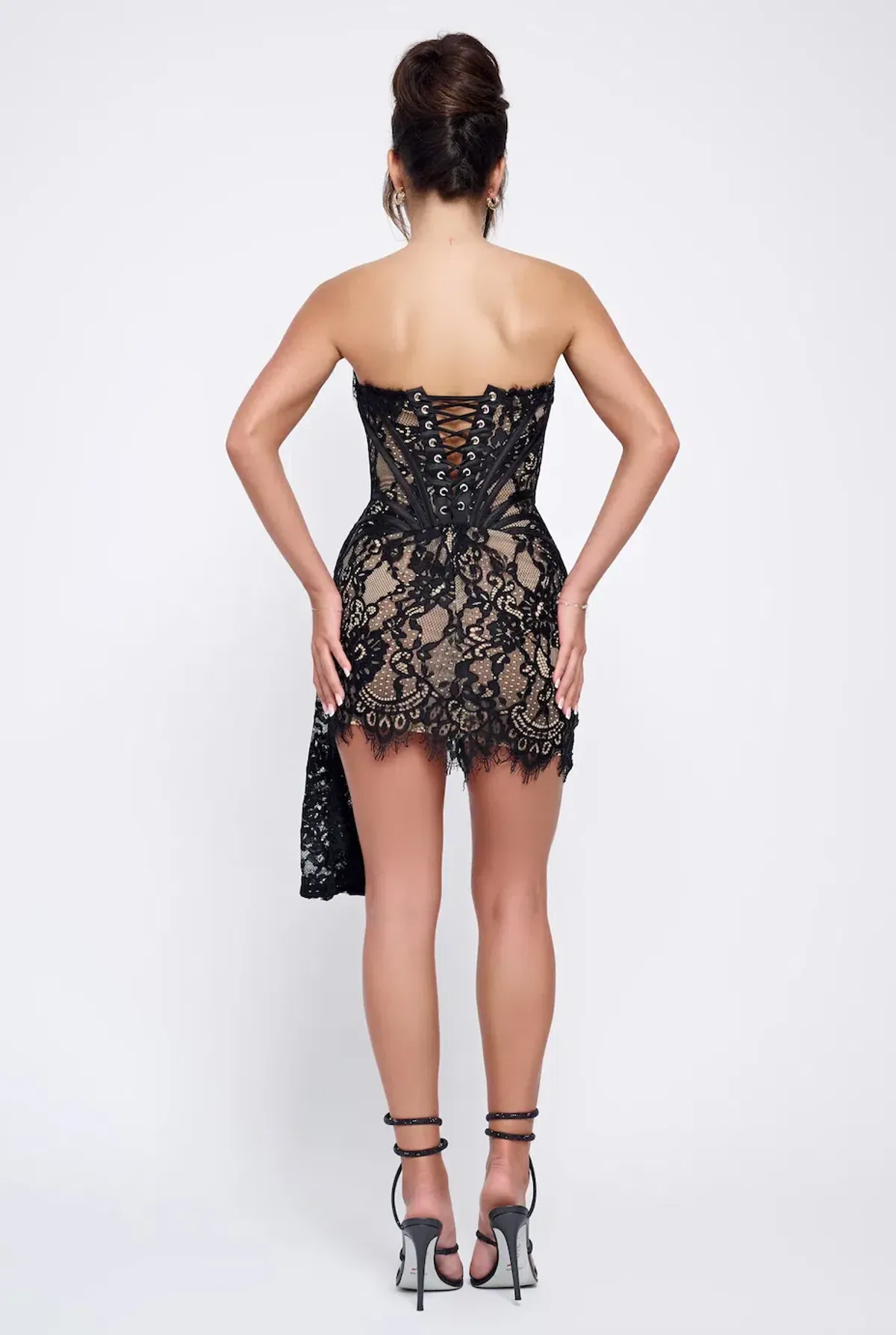 Lani Lou Adeline Lace Dress Black Size 6 - Image 2
