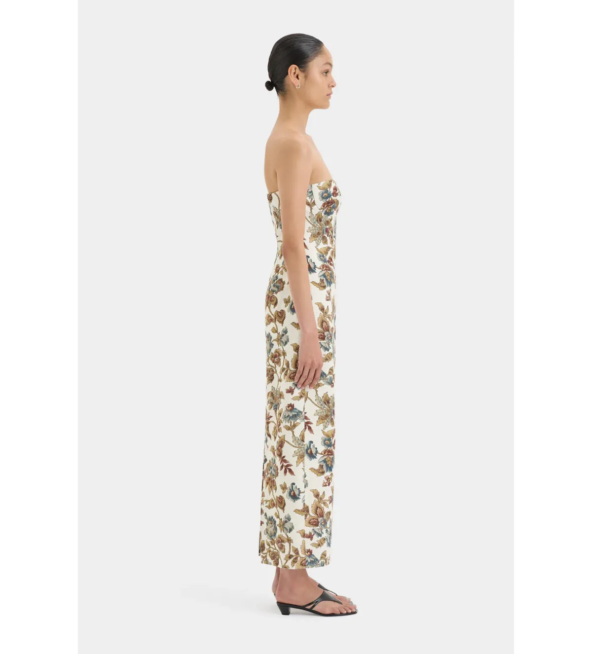 Sir the Label The Eleanora Column Midi Dress Viola Floral Print Size 2 / AU 10 - Image 2