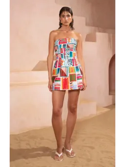 Eliya The Label Messina Dress in Print Size M / AU 10 for rent on The Volte - image 1