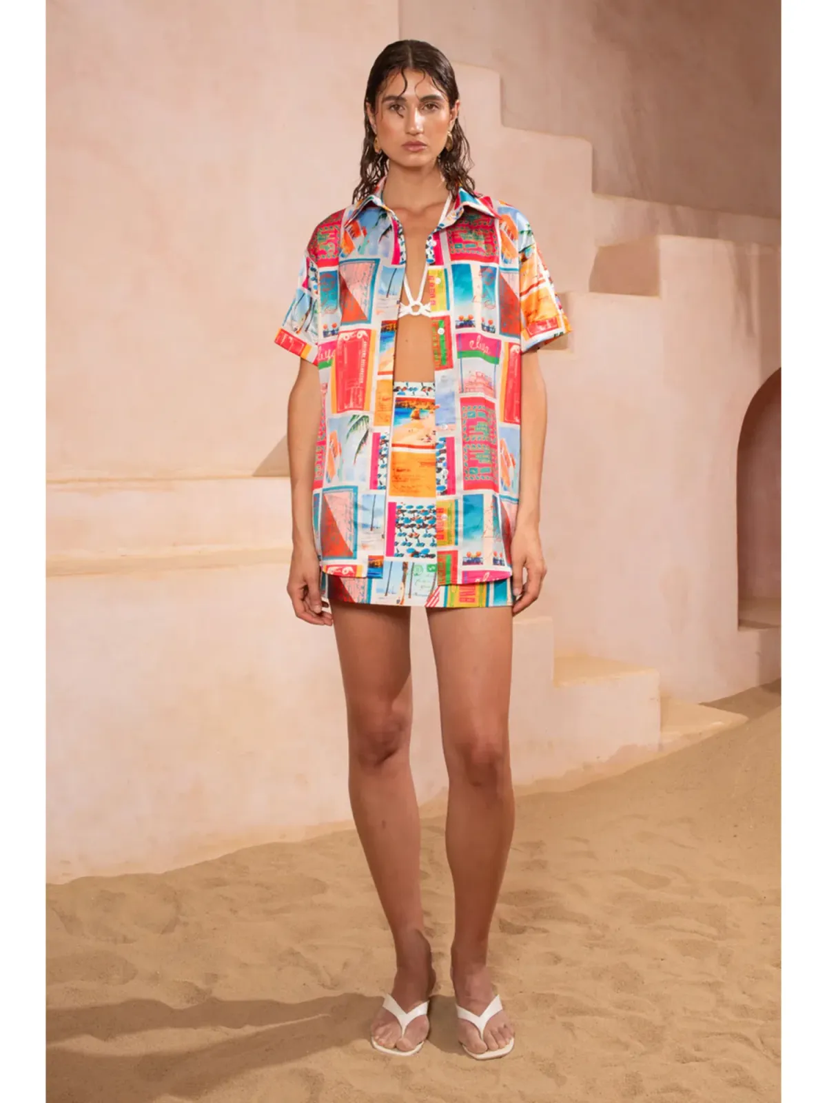 Eliya the label Taormina Shirt M / AU 10 and Monaco Skirt L / AU 12 in Print - Image 1