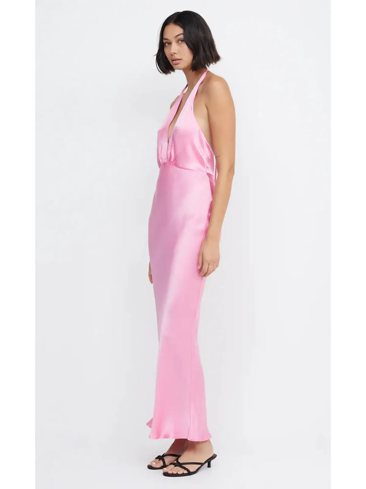 Bec & Bridge Candy Indi Halter Maxi Dress in Pink Size AU 8 - Image 2