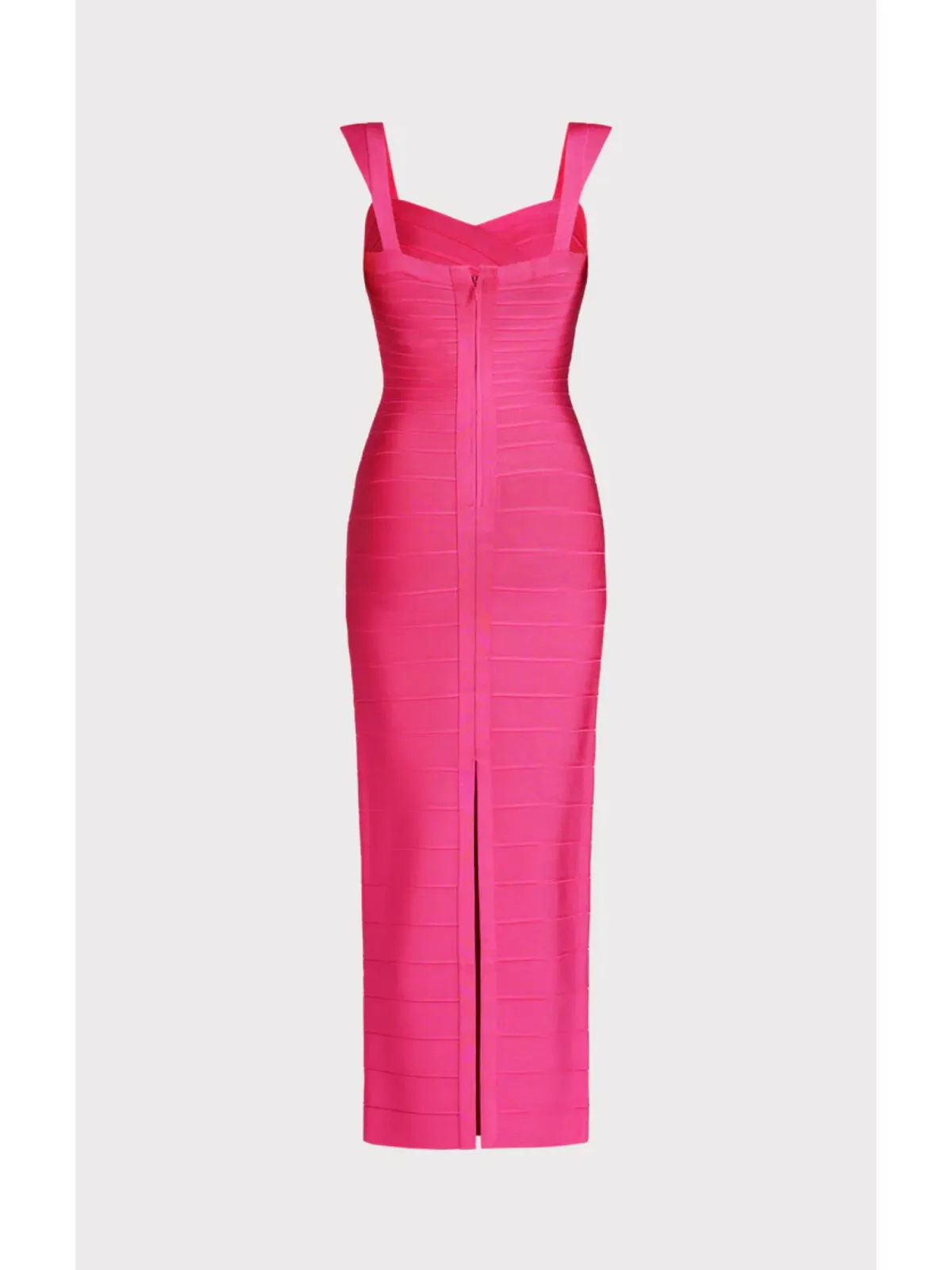 Herve Leger Fluted Bandage Gown in Pink Size Small / AU 8 - Image 5