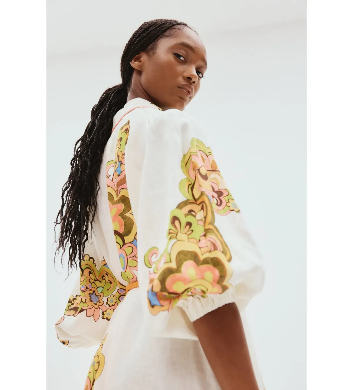 Alemais Starscape Shirtdress Print Size 14 - Image 2