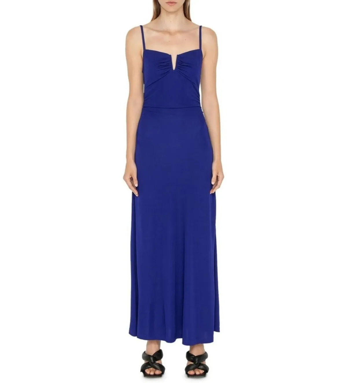 Cue Jersey V-Neck Maxi Dress Ultra Violet Size M / AU 10 - Image 1