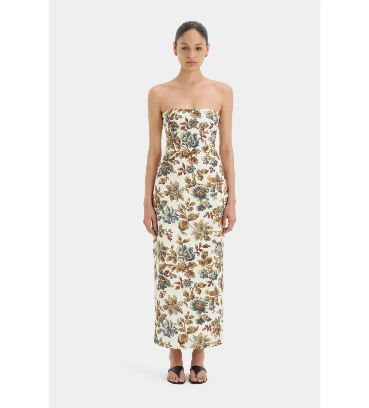 Sir the Label Eleanora Column Dress Viola Print Size 1 /Au 8 - Image 1