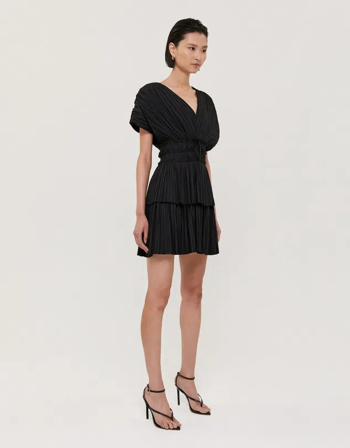 Saba Perle Mini Dress Black Size AU 10 - Image 2