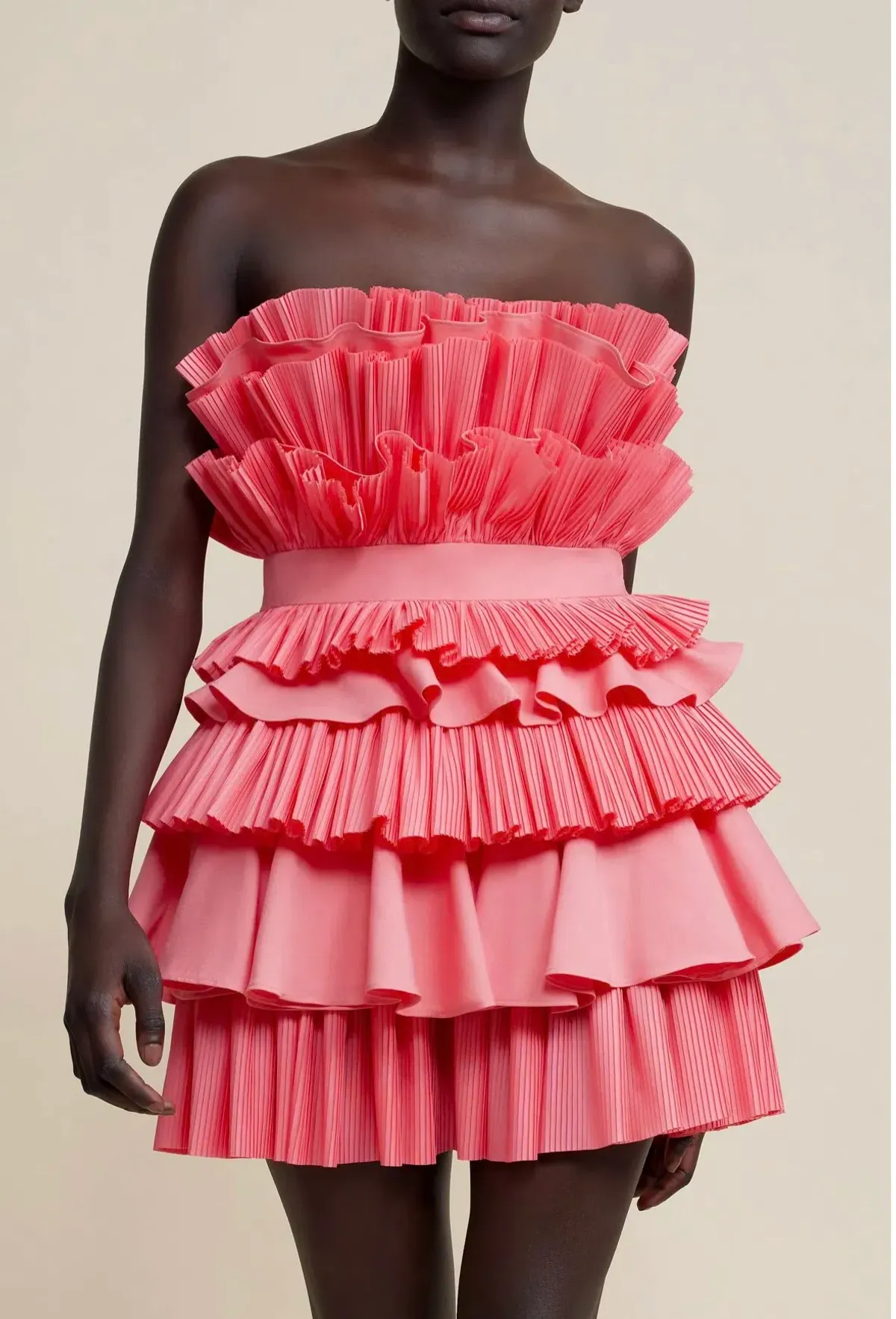 Acler Elsher Mini Dress Rouge Size 12 - Image 2