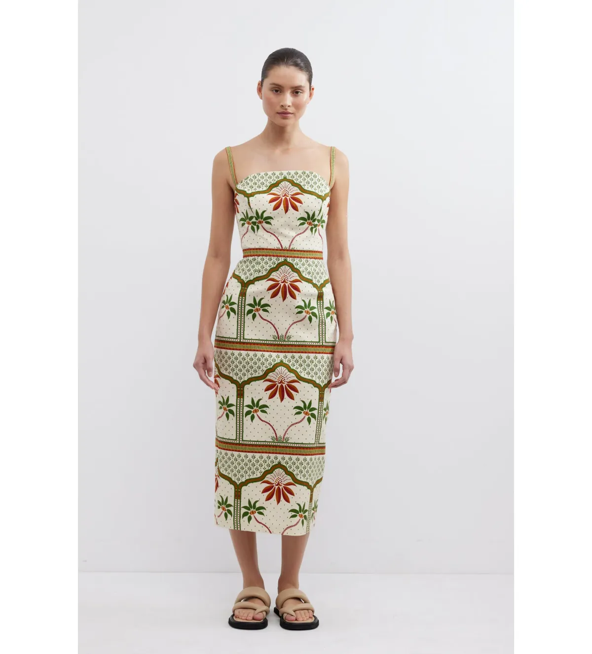 Pasduchas Vida Midi Dress Fiesta Size 10 - Image 1