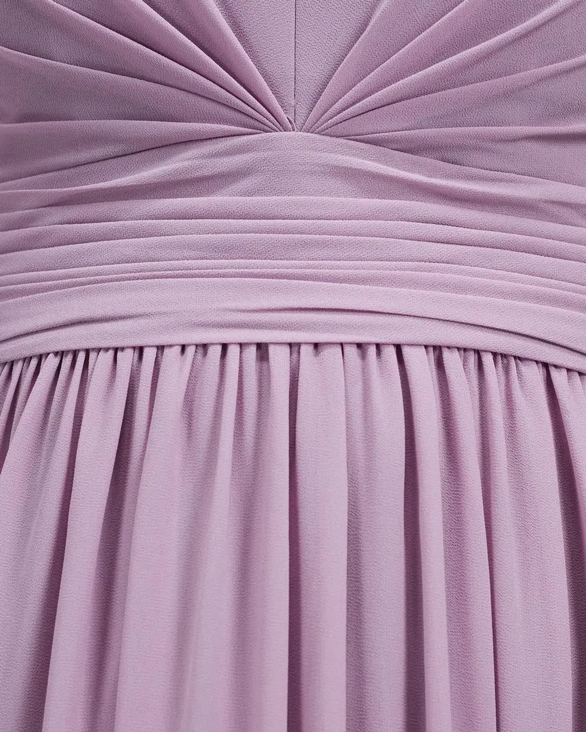 Bariano Deschamps V Neck A Line Gown Lilac Size 8  - Image 3