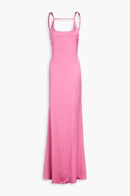Jaquemus La Robe Mentalo Gown Pink Size FR 38 / AU 10 for rent on The Volte - image 6