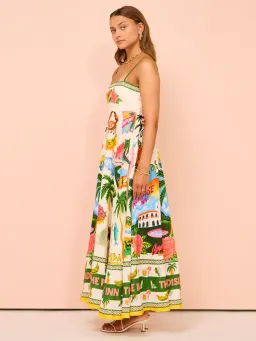 Alemais Paradiso Sundress in Multi Size AU 8 for rent on The Volte - image 5