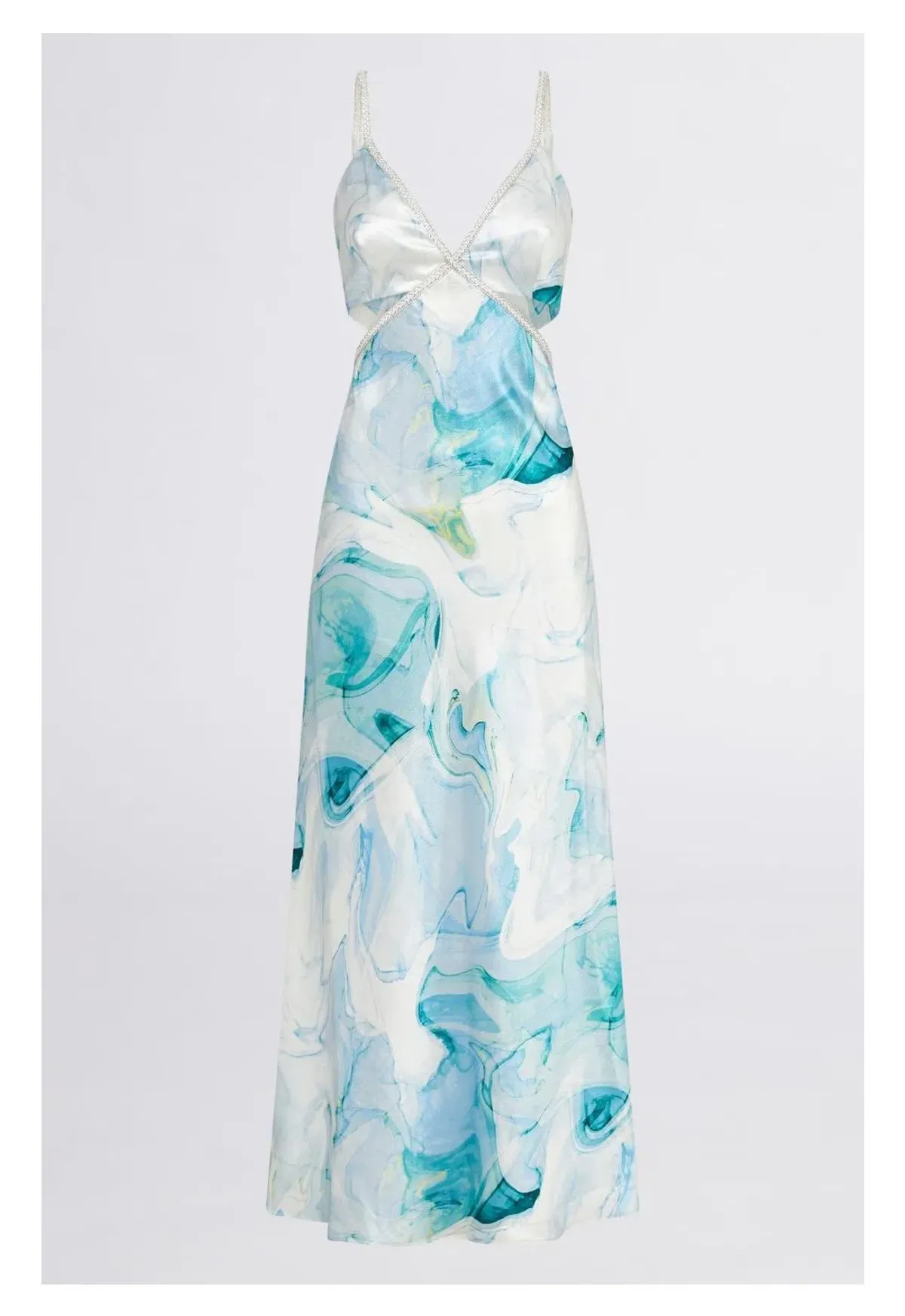 Sheike Aquatic Dress Print Size 8 - Image 3