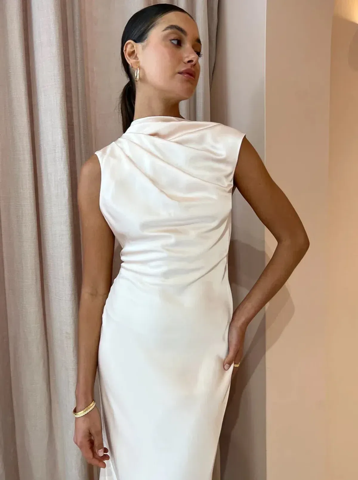 Signficant Other Lana Maxi Dress Blush Size 8 - Image 2