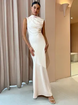 Signficant Other Lana Maxi Dress Blush Size 8 for rent on The Volte - image 1