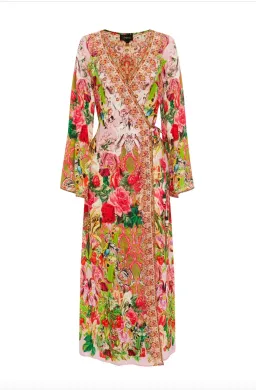 Camilla Czarina Every Flower Blossoms Wrap Dress Floral Size 8 for rent on The Volte - image 4