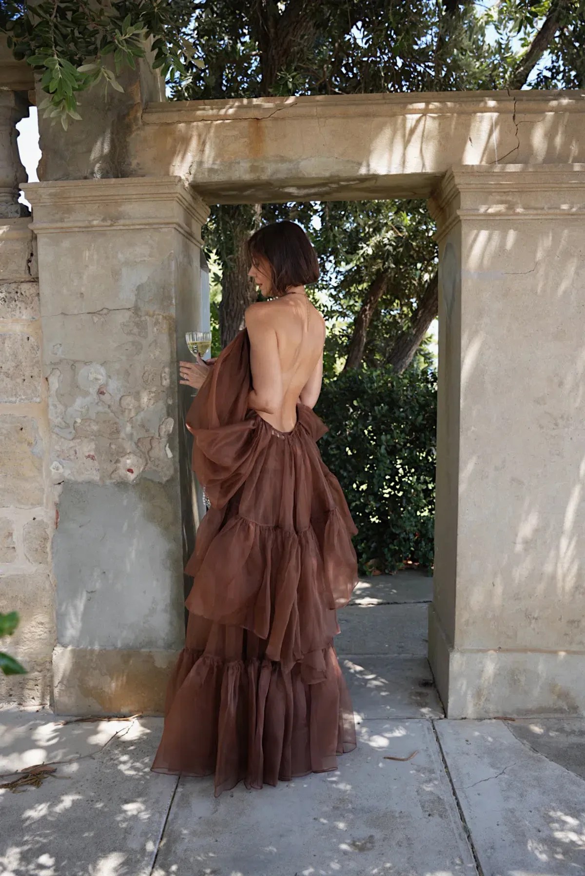 Zimmermann Natura Billow Top & Skirt Set Brown Size 0 / AU 8  - Image 5