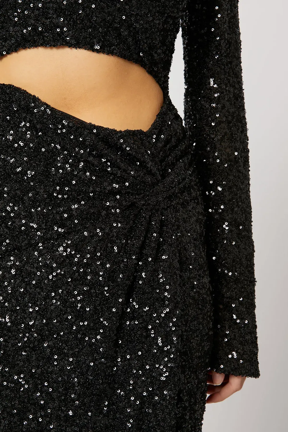 Winona Chandra Knot Midi Dress Black Size S / AU 8 - Image 4