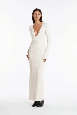 Sir The Label Enes Twist Dress Natural Size 1 / AU 8 / S for rent on The Volte - image 1