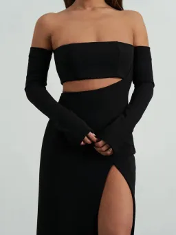 Effie Kats Hall of Fame Gown Black Size S / 8 AU for rent on The Volte - image 2