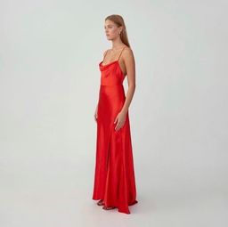 Fame & Partners Strappy Draped Gown Size 10 for rent on The Volte - image 2