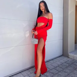 Effie Kats Hall of Fame Gown Red Size XS / AU 6 for rent on The Volte - image 2