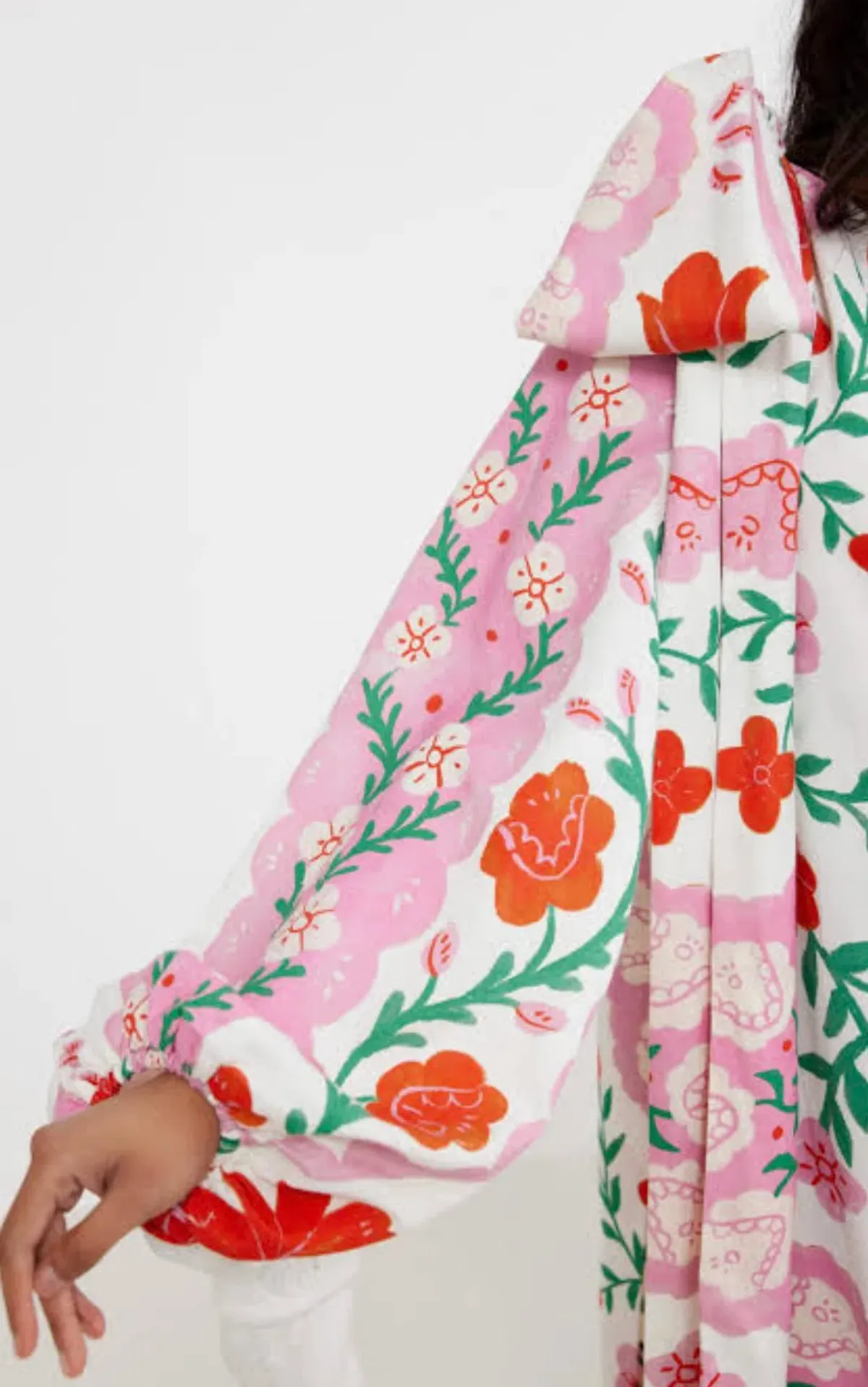 Binny Sunline One Shoulder Maxi Dress Floral Size 10 - Image 3